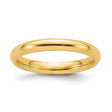 14k Yellow Gold Comfort Fit wedding band ring