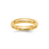 Yellow Gold Comfort Fit wedding band ring