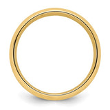 14K Yellow Gold Comfort-Fit Wedding Band, Solid Classic 5mm