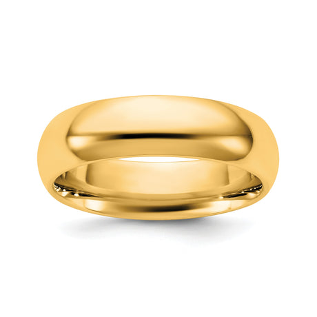 10k Yellow Gold Comfort Fit wedding band ring