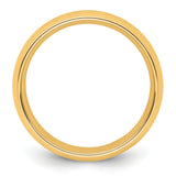 Yellow Gold Comfort Fit wedding band ring alternate angle