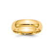 Yellow Gold Comfort Fit wedding band ring