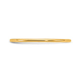 14k Yellow Gold Comfort Fit, Lightweight wedding band ring detail view