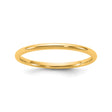 10k Yellow Gold Comfort Fit, Lightweight wedding band ring