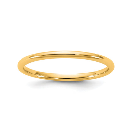 10k Yellow Gold Comfort Fit, Lightweight wedding band ring