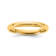 14k Yellow Gold Comfort Fit, Lightweight wedding band ring