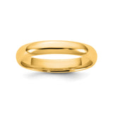 14k Yellow Gold Comfort Fit, Lightweight wedding band ring
