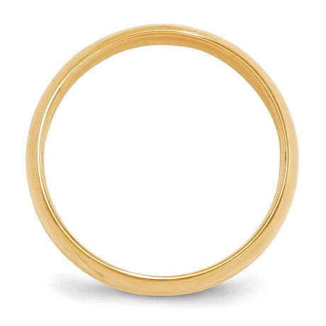 14K Yellow Gold Comfort-Fit Lightweight 6mm Wedding Band