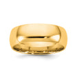 10k Yellow Gold Comfort Fit, Lightweight wedding band ring