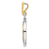 15 mm 14k Multi-Tone Gold coin bezel for 15 mm Coin — alternate view