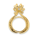 14 mm 14k Multi-Tone Gold coin bezel for 14 mm Coin — additional image
