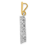 15 mm 14k Multi-Tone Gold coin bezel for 15 mm Coin — alternate view