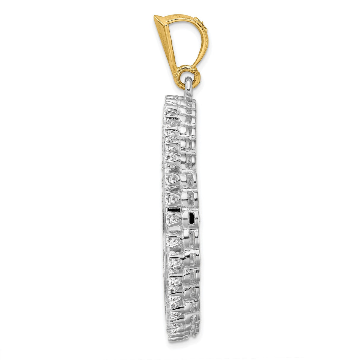 34 mm 14k Multi-Tone Gold coin bezel for 34.2 mm Coin — alternate view