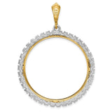 34 mm 14k Multi-Tone Gold coin bezel for 34.2 mm Coin — additional image