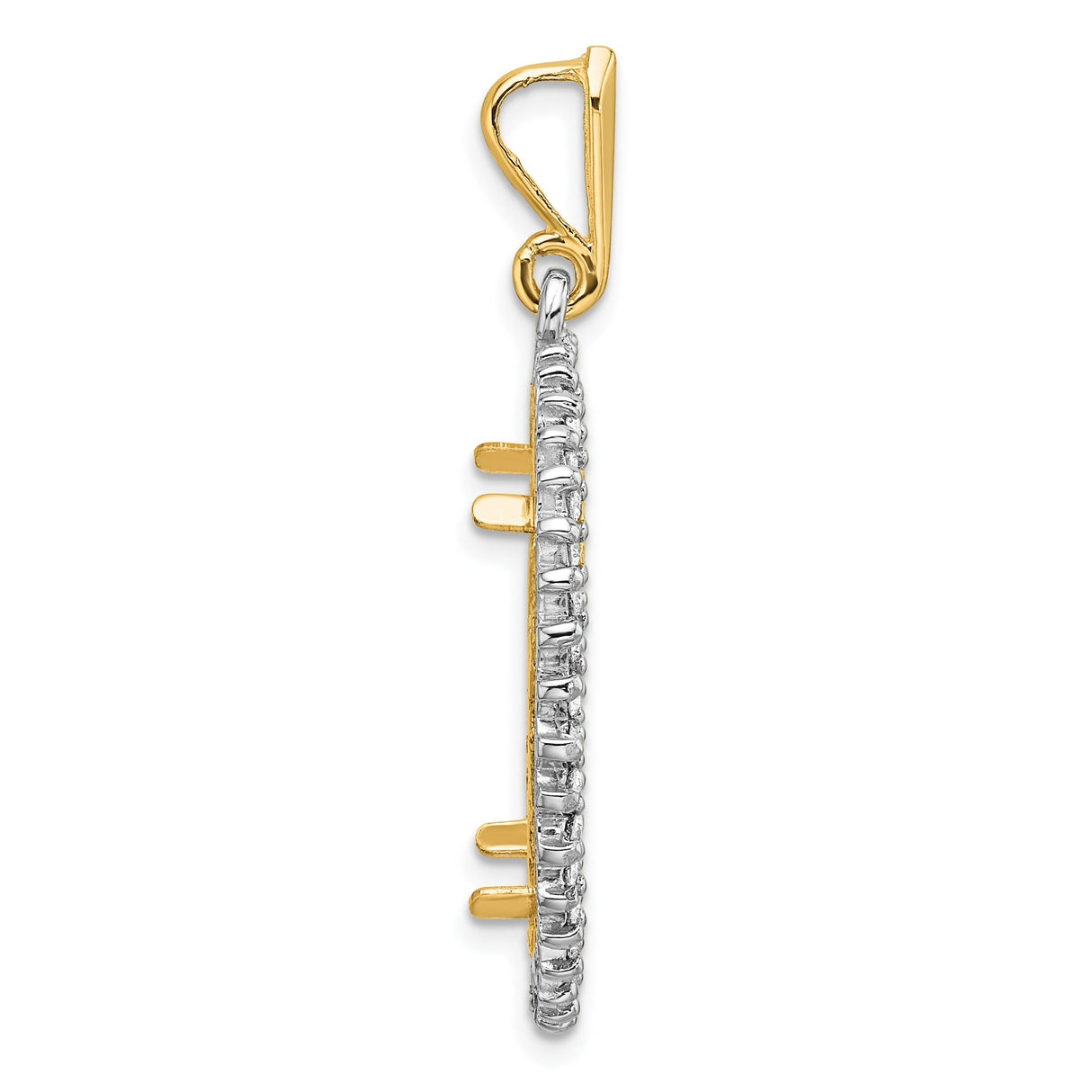 22 mm 14k Multi-Tone Gold coin bezel for 21.6 mm Coin — alternate view