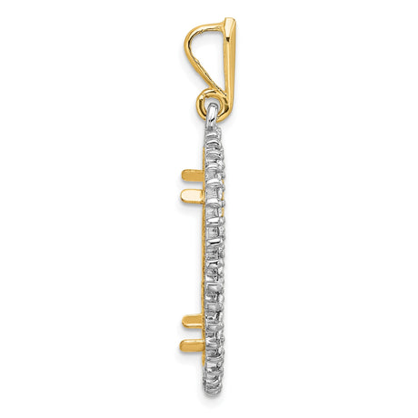 22 mm 14k Multi-Tone Gold coin bezel for 21.6 mm Coin — alternate view