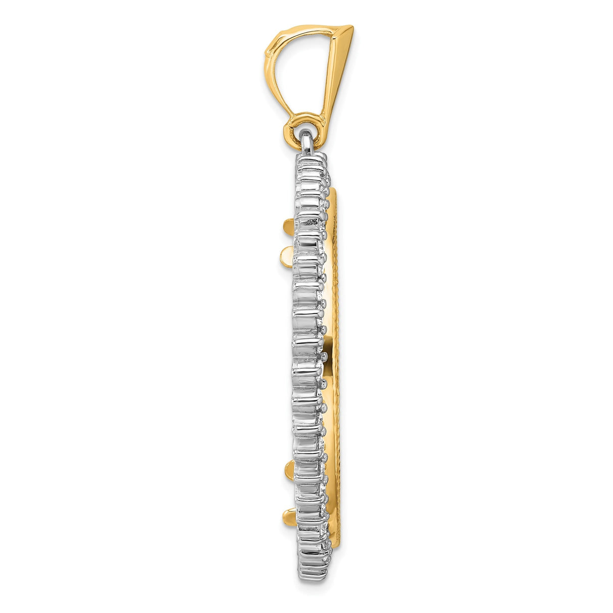 34 mm 14k Multi-Tone Gold coin bezel for 34.2 mm Coin — alternate view