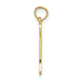 14k Yellow Gold Washington State Map Pendant with I Heart WA Letters, Unisex Charm