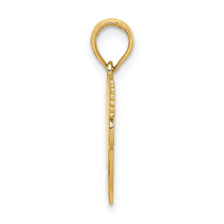 14k Yellow Gold Tooth Pendant with Smiling Face, Toothbrush and Toothpaste, Dental Charm