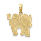 14k Yellow Gold Tooth Pendant with Smiling Face, Toothbrush and Toothpaste, Dental Charm