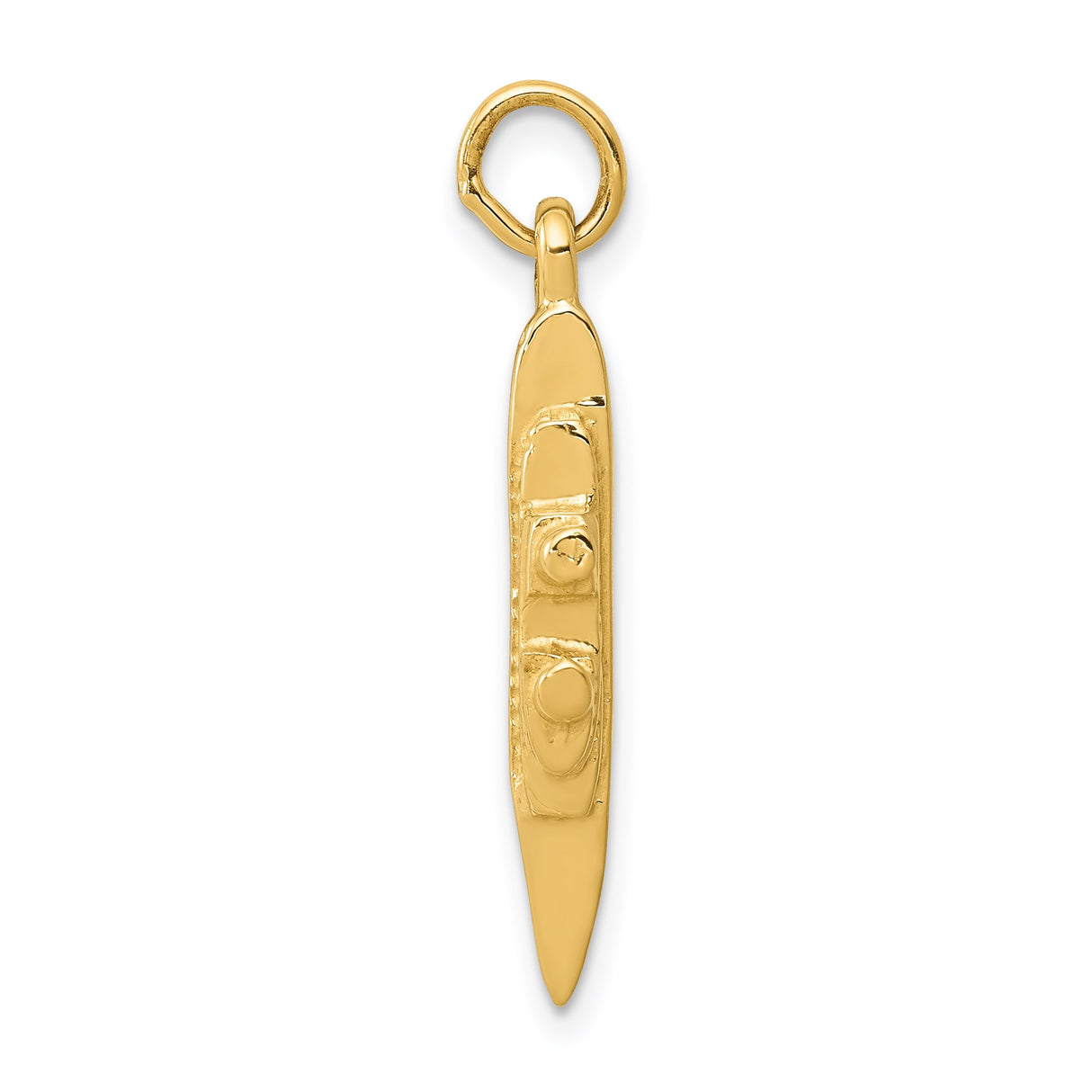 14k Yellow Gold Cruise Ship Charm Pendant with Detailed Ocean Liner Design, Nautical Theme