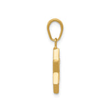 14k Yellow Gold Star of David Pendant with Interlocking Design, Unisex Jewish Jewelry