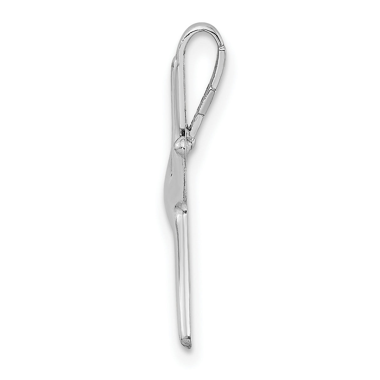 14k White Gold Starfish Pendant, Ocean-Inspired Marine Life Coastal Charm for Women