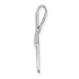 14k White Gold Starfish Pendant, Ocean-Inspired Marine Life Coastal Charm for Women