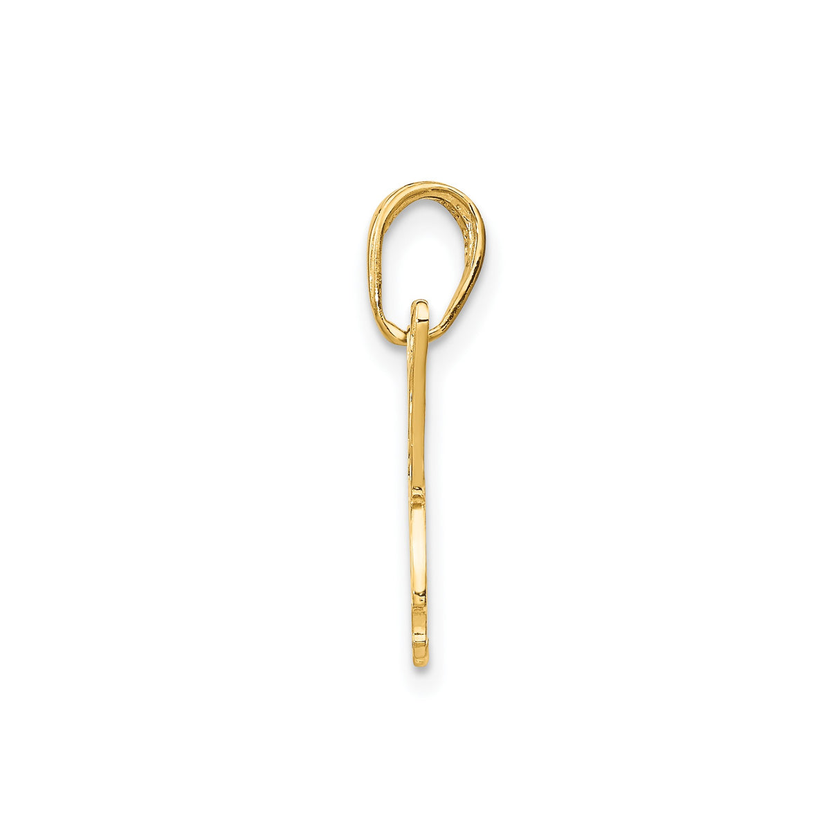 14k Yellow Gold Butterfly Pendant with Openwork Filigree Design, Symbol of Transformation and Renewal