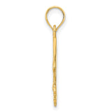 Eagle Charm Pendant in Real 14k Yellow Gold