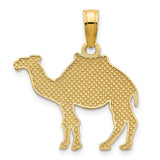 14k Yellow Gold Camel Pendant, Desert Caravan Charm, Middle Eastern Style Jewelry