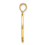 14k Yellow Gold Hamsa Hand Pendant with Intricate Filigree Design, Spiritual Protection Jewelry