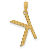 14k Yellow Gold Chai Pendant, Unisex Hebrew Symbol Charm, Jewish Faith and Heritage Jewelry