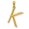 14k Yellow Gold Chai Pendant, Unisex Hebrew Symbol Charm, Jewish Faith and Heritage Jewelry