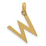 14k Yellow Gold Lightning Bolt Pendant, Modern Bold Design for Men and Women