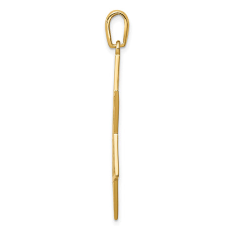 14k Yellow Gold Star of David Pendant with Twelve Tribes Symbols, Jewish Faith Charm