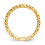 14k Yellow Gold wedding band ring alternate angle