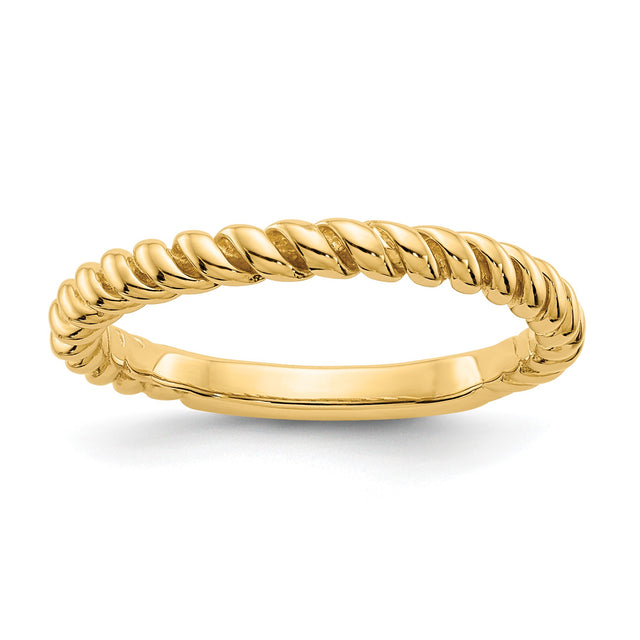 14k Yellow Gold wedding band ring