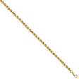 14K Yellow Gold 4.9 mm Rope Chain Bracelet, Polished
