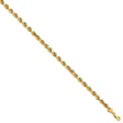 14K Yellow Gold 5.5 mm Rope Chain Bracelet, Polished