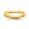 14k Yellow Gold Comfort Fit wedding band ring