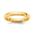 14k Yellow Gold Comfort Fit wedding band ring