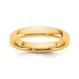 14k Yellow Gold Comfort Fit wedding band ring