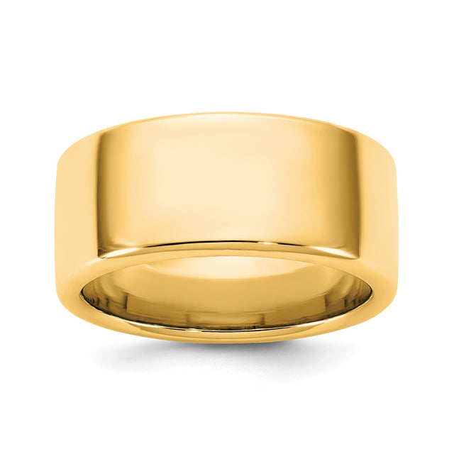14k Yellow Gold Comfort Fit wedding band ring