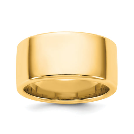 14k Yellow Gold Comfort Fit wedding band ring