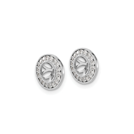 14k White Gold Pendant with Diamond Accents, Radiating Floral Cutout Design, Unity Wheel Pattern