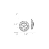 14k White Gold Diamond Pendant with Openwork Petal Wheel Design, Symbolizing Balance and Motion