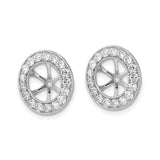14k White Gold Starburst Pendant with White Diamonds, Open Center Halo Design