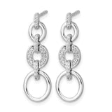 14k Yellow Gold Leverback Earrings with Round Citrine, Dainty Drop Design for Women