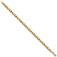 14K Yellow Gold 5.1 mm Solid Chain Bracelet